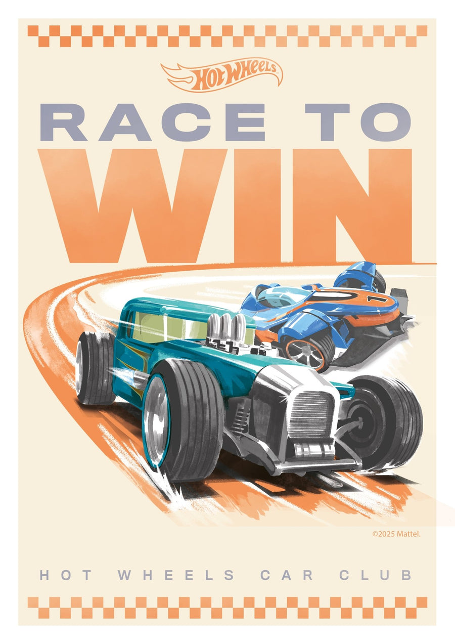 Hot Wheels Painted Tracks Race to Win Poster