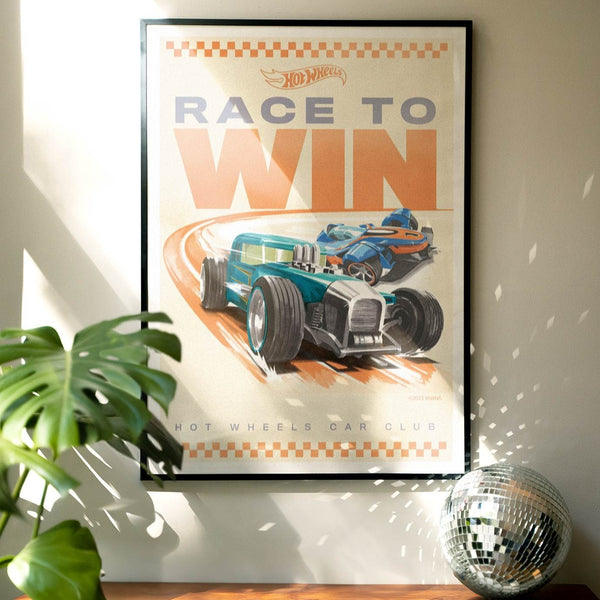 Hot Wheels Painted Tracks Race to Win Poster