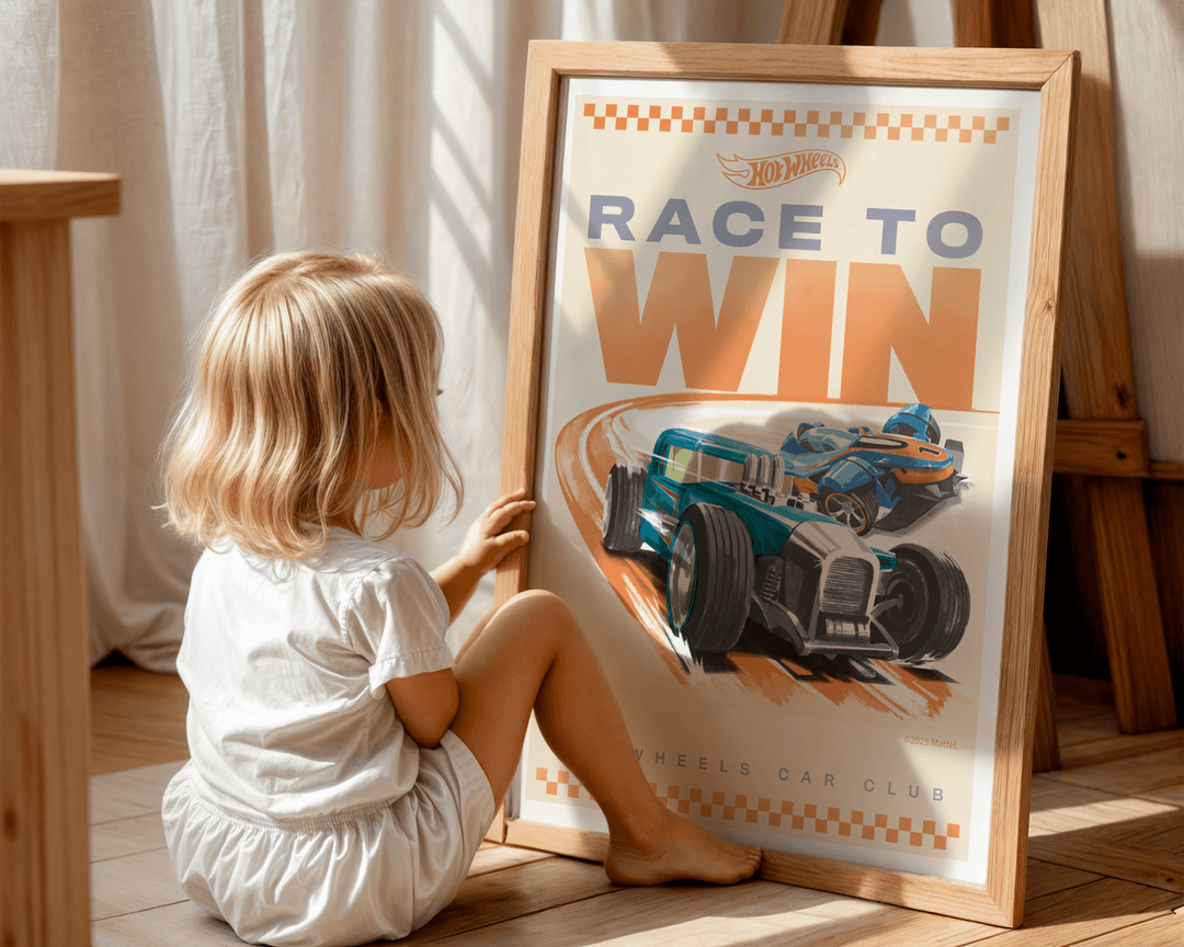 Hot Wheels Painted Tracks Race to Win Poster wall - art - picture - poster