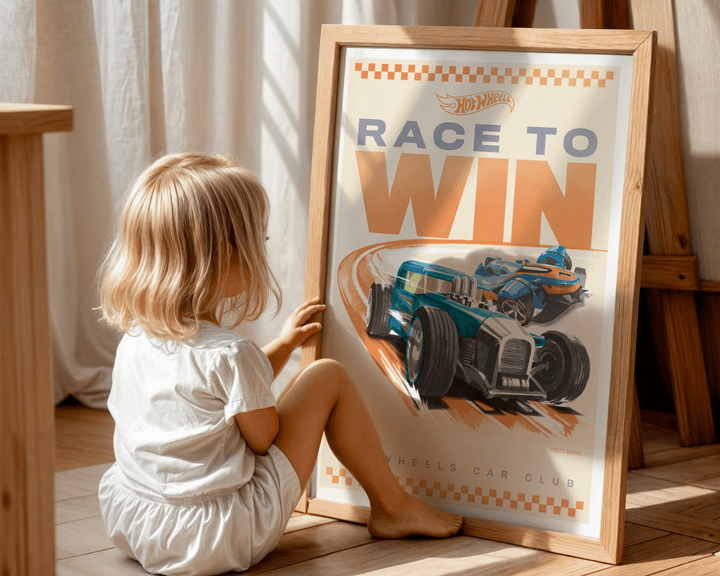 Hot Wheels Painted Tracks Race to Win Poster wall - art - picture - poster
