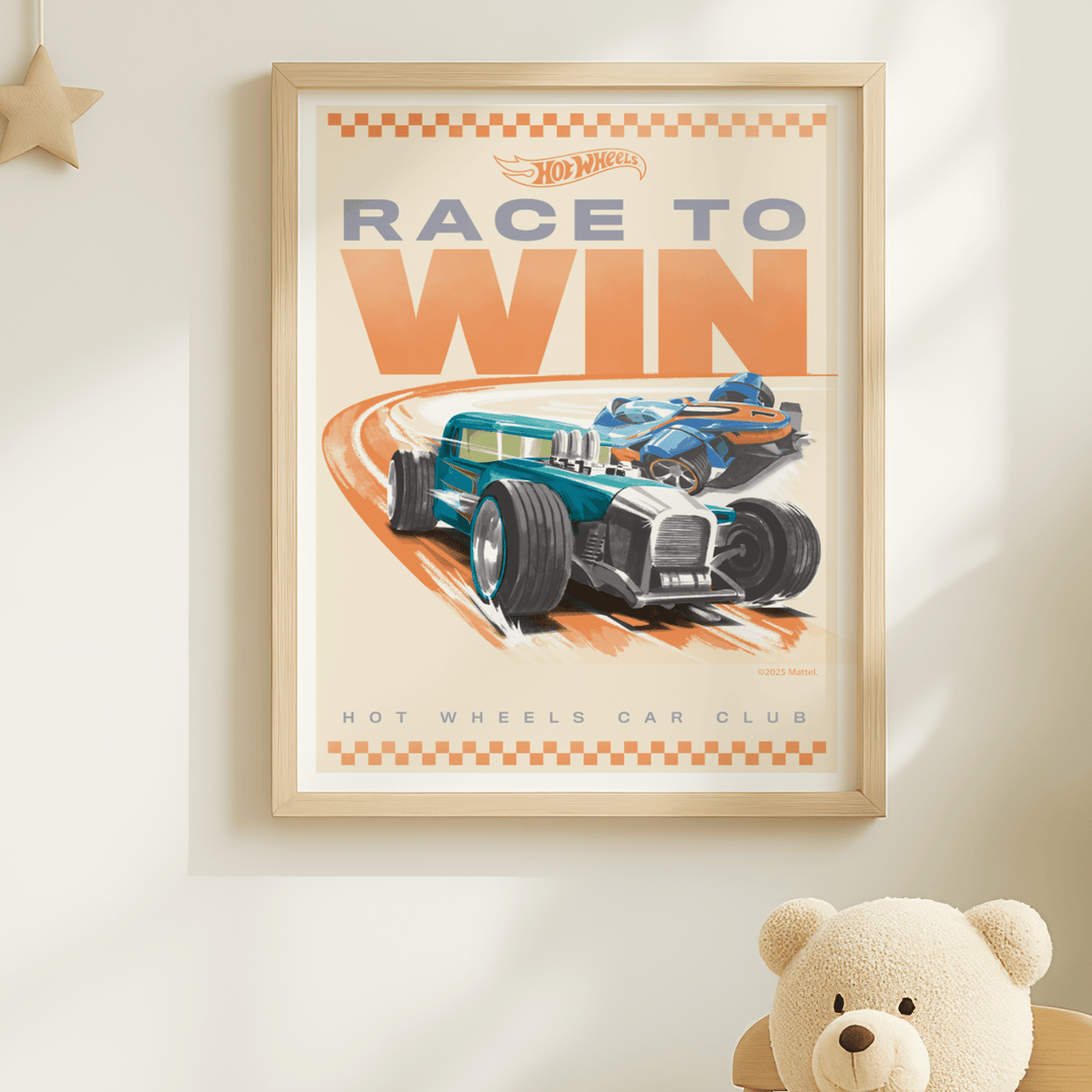 Hot Wheels Painted Tracks Race to Win Poster wall - art - picture - poster
