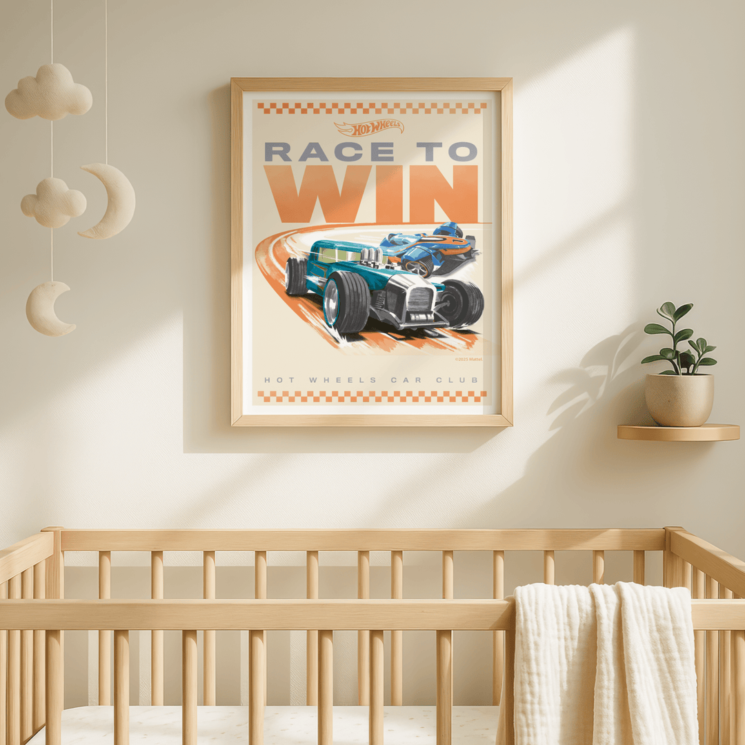 Hot Wheels Painted Tracks Race to Win Poster wall - art - picture - poster