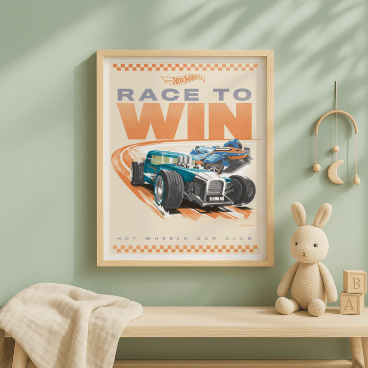 Hot Wheels Painted Tracks Race to Win Poster wall - art - picture - poster