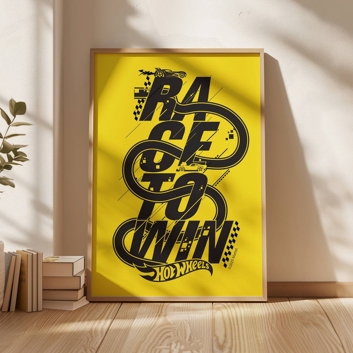 Hot Wheels Race To Win Print Poster wall - art - picture - poster