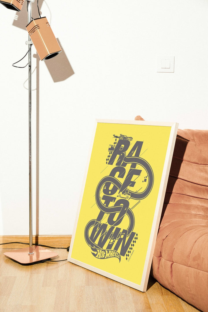 Hot Wheels Race To Win Print Poster wall - art - picture - poster