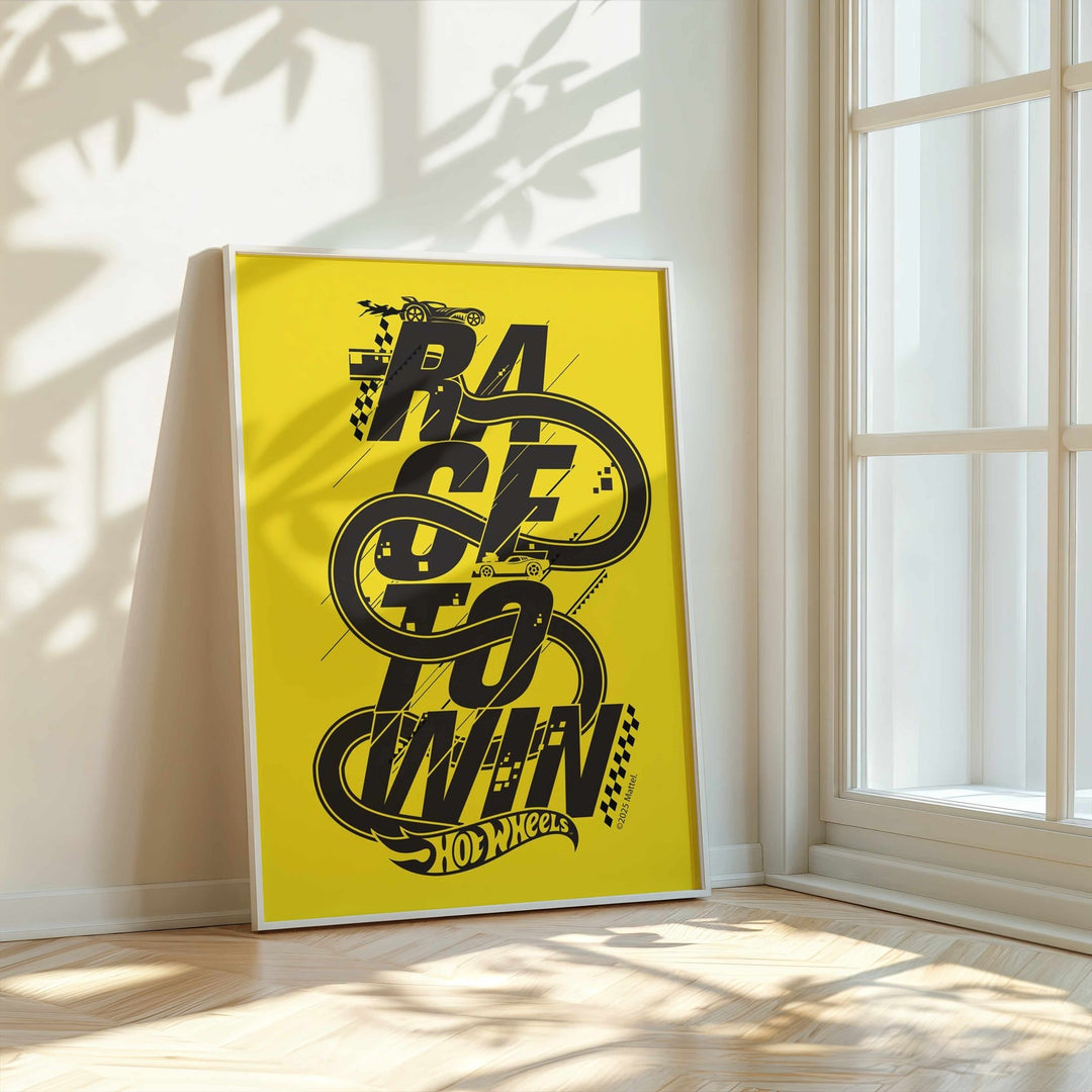 Hot Wheels Race To Win Print Poster wall - art - picture - poster