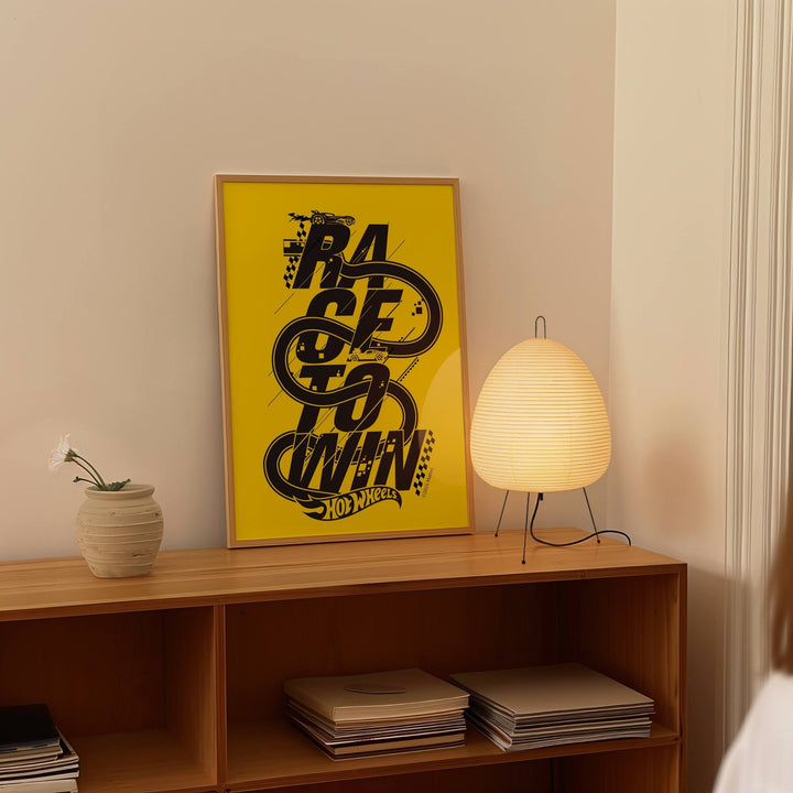 Hot Wheels Race To Win Print Poster wall - art - picture - poster