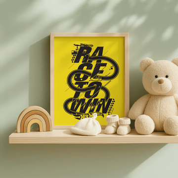 Hot Wheels Race To Win Print Poster wall - art - picture - poster
