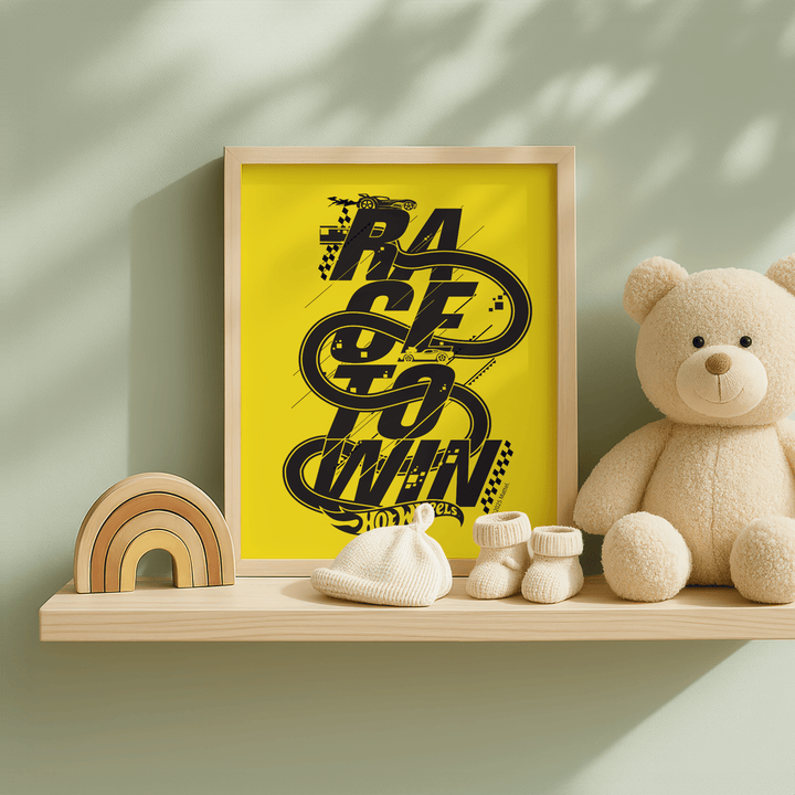 Hot Wheels Race To Win Print Poster wall - art - picture - poster