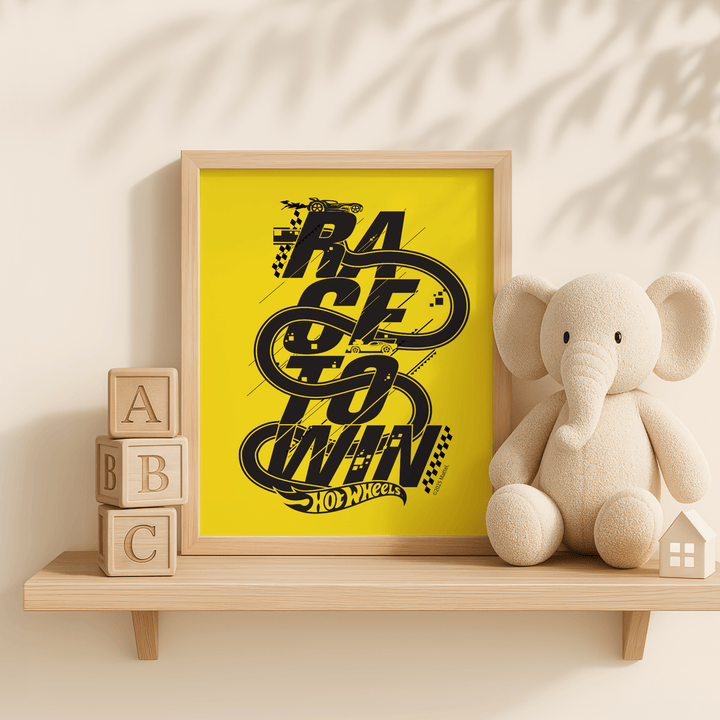 Hot Wheels Race To Win Print Poster wall - art - picture - poster