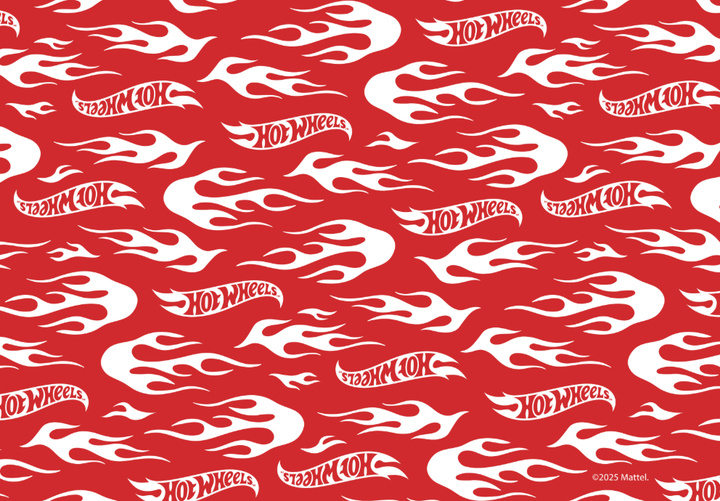 Hot Wheels Red Motorsport Landscape Logo Print frame