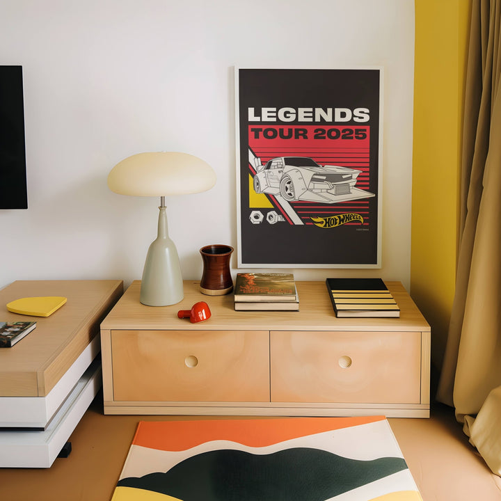 Hot Wheels Retro Legends '25 Tour Print wall - art - picture - poster
