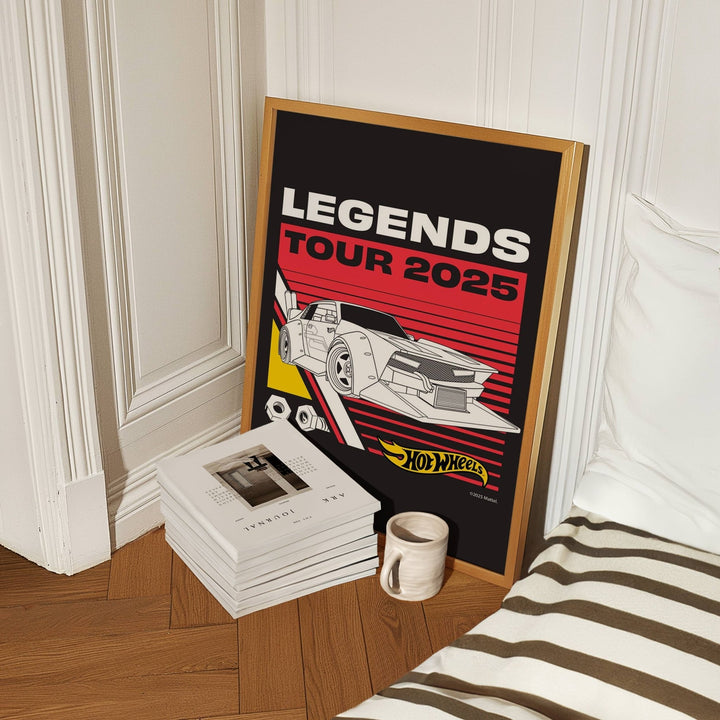 Hot Wheels Retro Legends '25 Tour Print wall - art - picture - poster