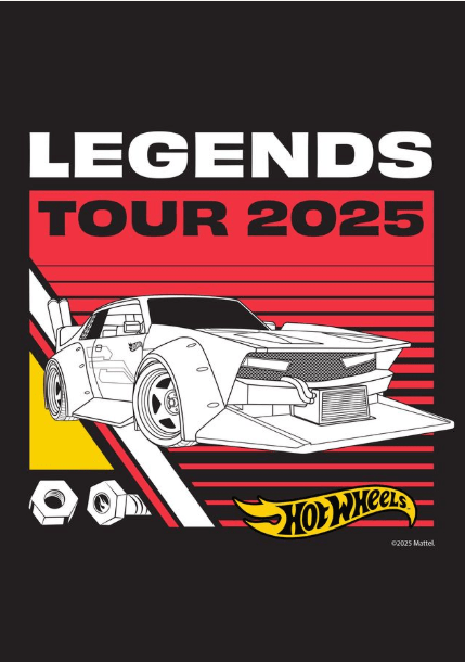 Hot Wheels Retro Legends '25 Tour Print,frame