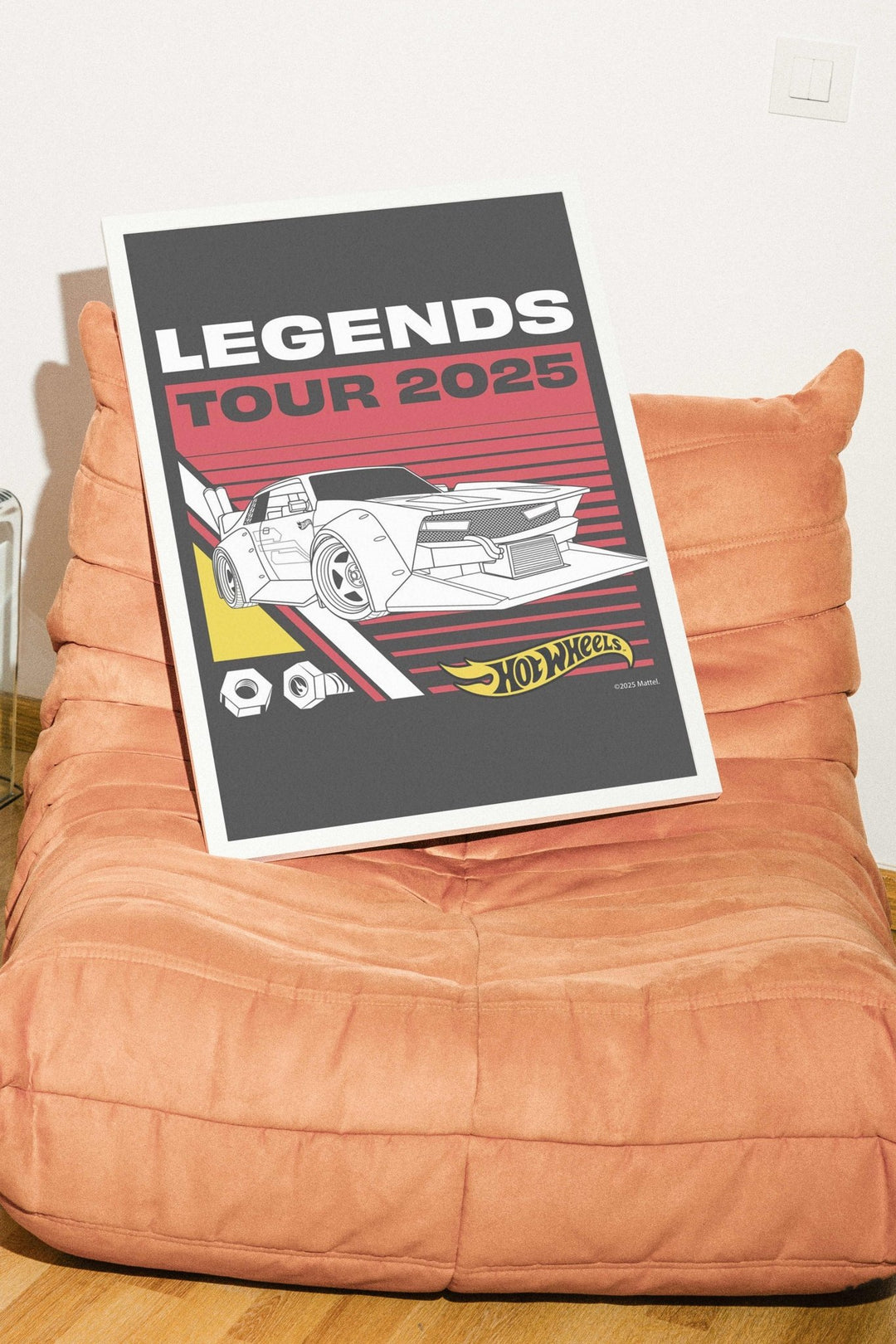 Hot Wheels Retro Legends '25 Tour Print wall - art - picture - poster
