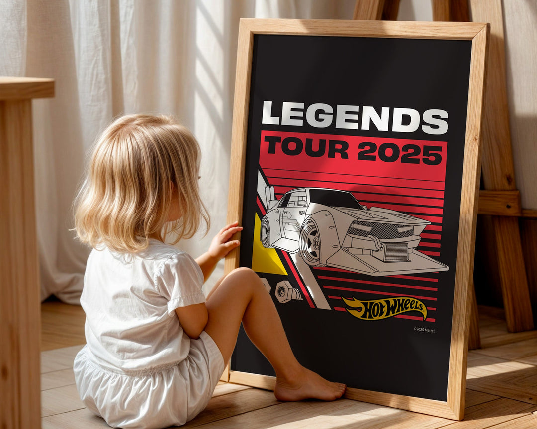Hot Wheels Retro Legends '25 Tour Print wall - art - picture - poster