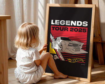 Hot Wheels Retro Legends '25 Tour Print wall - art - picture - poster