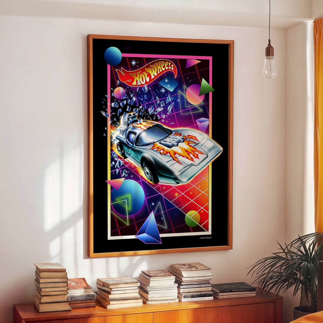 Hot Wheels Retro Wall Art Print wall - art - picture - poster