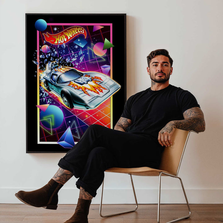 Hot Wheels Retro Wall Art Print wall - art - picture - poster