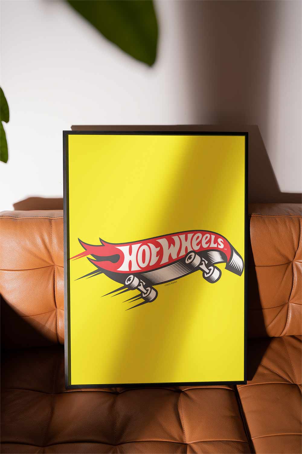 Hot Wheels Skateboard Icon Logo Wall Art Portrait Retro Print wall - art - picture - poster