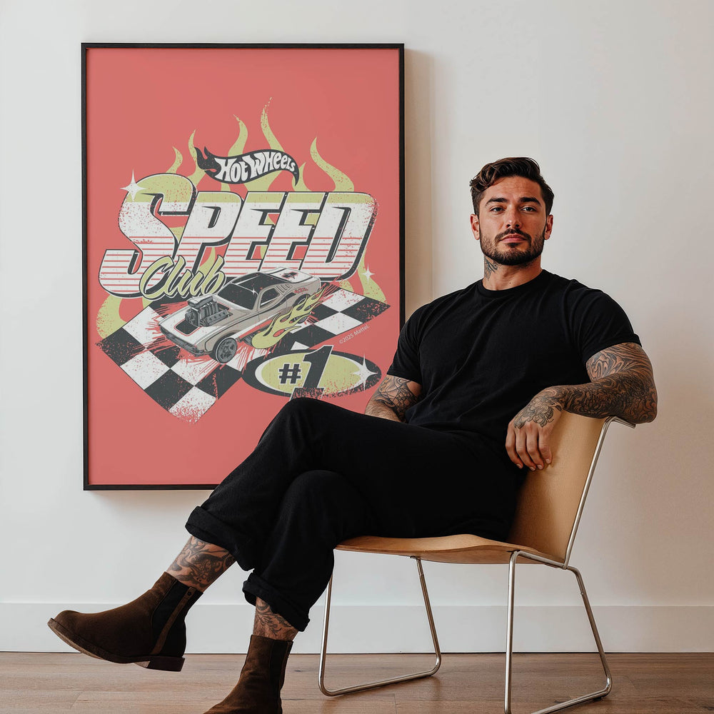 Hot Wheels Speed Club Print wall - art - picture - poster