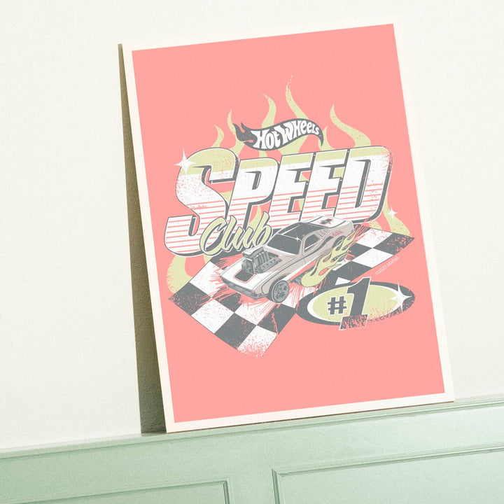 Hot Wheels Speed Club Print wall - art - picture - poster