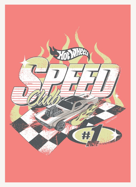 Hot Wheels Speed Club Print,frame