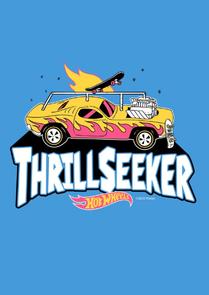 Hot Wheels ThrillSeeker Poster Wall Art,frame