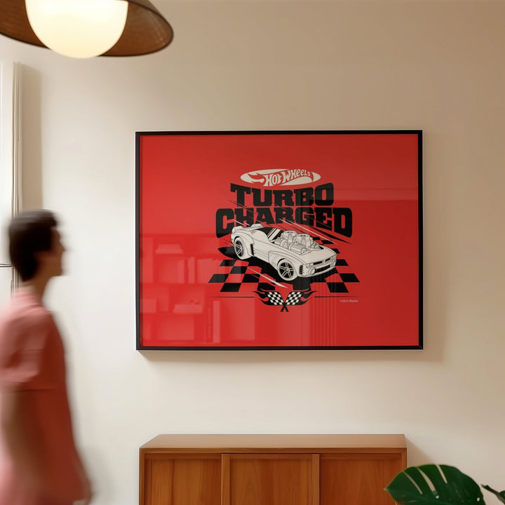Hot Wheels Turbo Charged Landscape Print wall - art - picture - poster