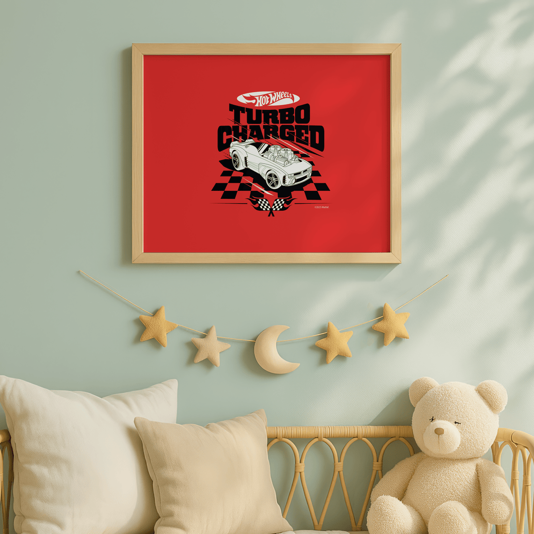 Hot Wheels Turbo Charged Landscape Print wall - art - picture - poster