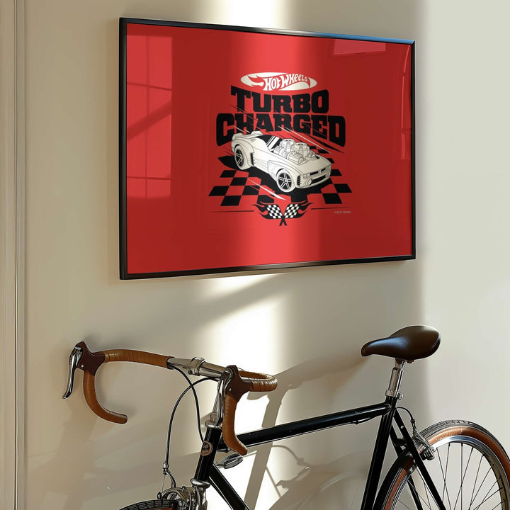 Hot Wheels Turbo Charged Landscape Print wall - art - picture - poster