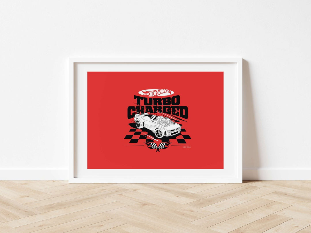 Hot Wheels Turbo Charged Landscape Print wall - art - picture - poster
