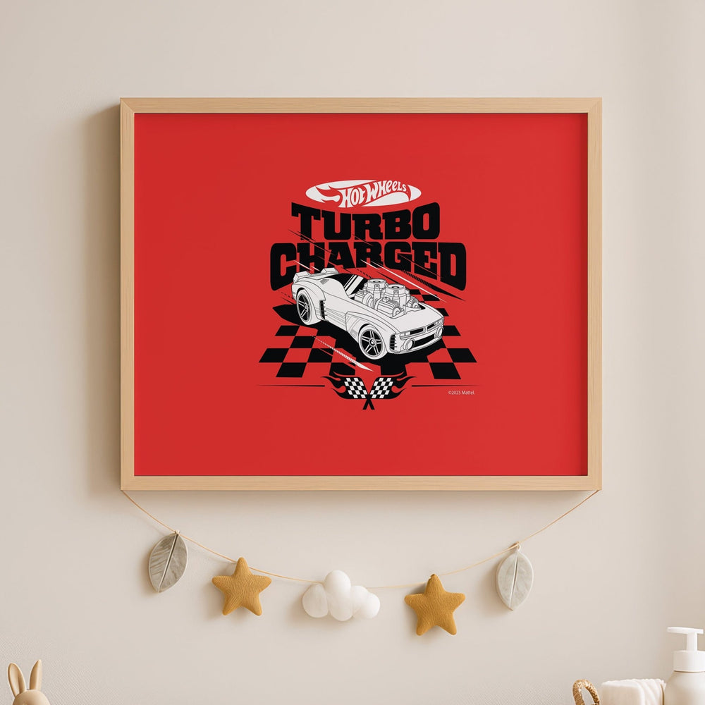 Hot Wheels Turbo Charged Landscape Print wall - art - picture - poster