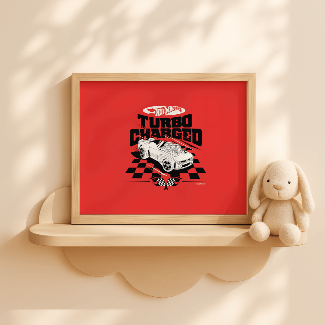 Hot Wheels Turbo Charged Landscape Print wall - art - picture - poster