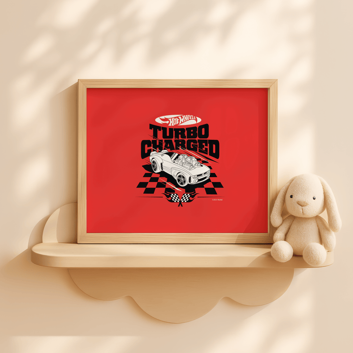 Hot Wheels Turbo Charged Landscape Print wall - art - picture - poster