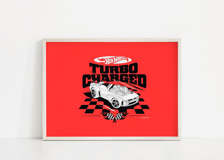 Hot Wheels Turbo Charged Landscape Print wall - art - picture - poster