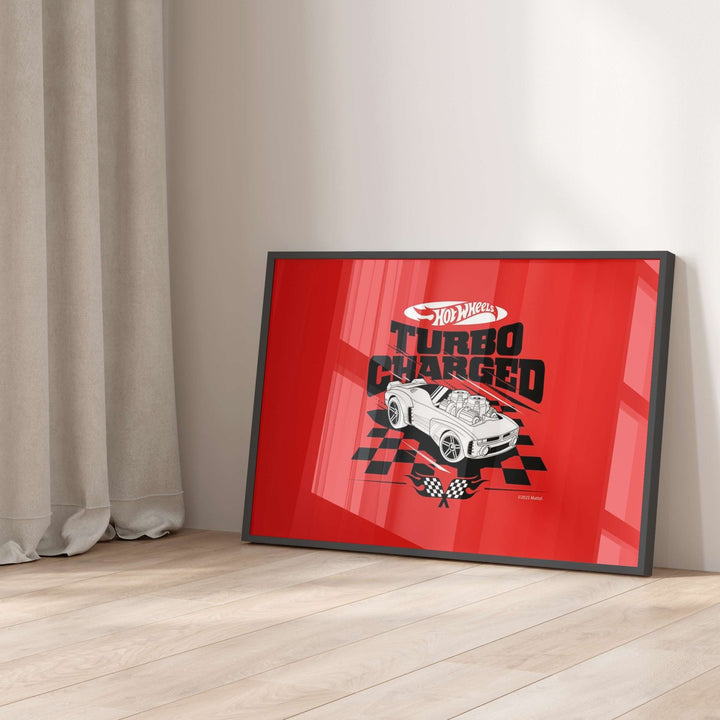 Hot Wheels Turbo Charged Landscape Print wall - art - picture - poster