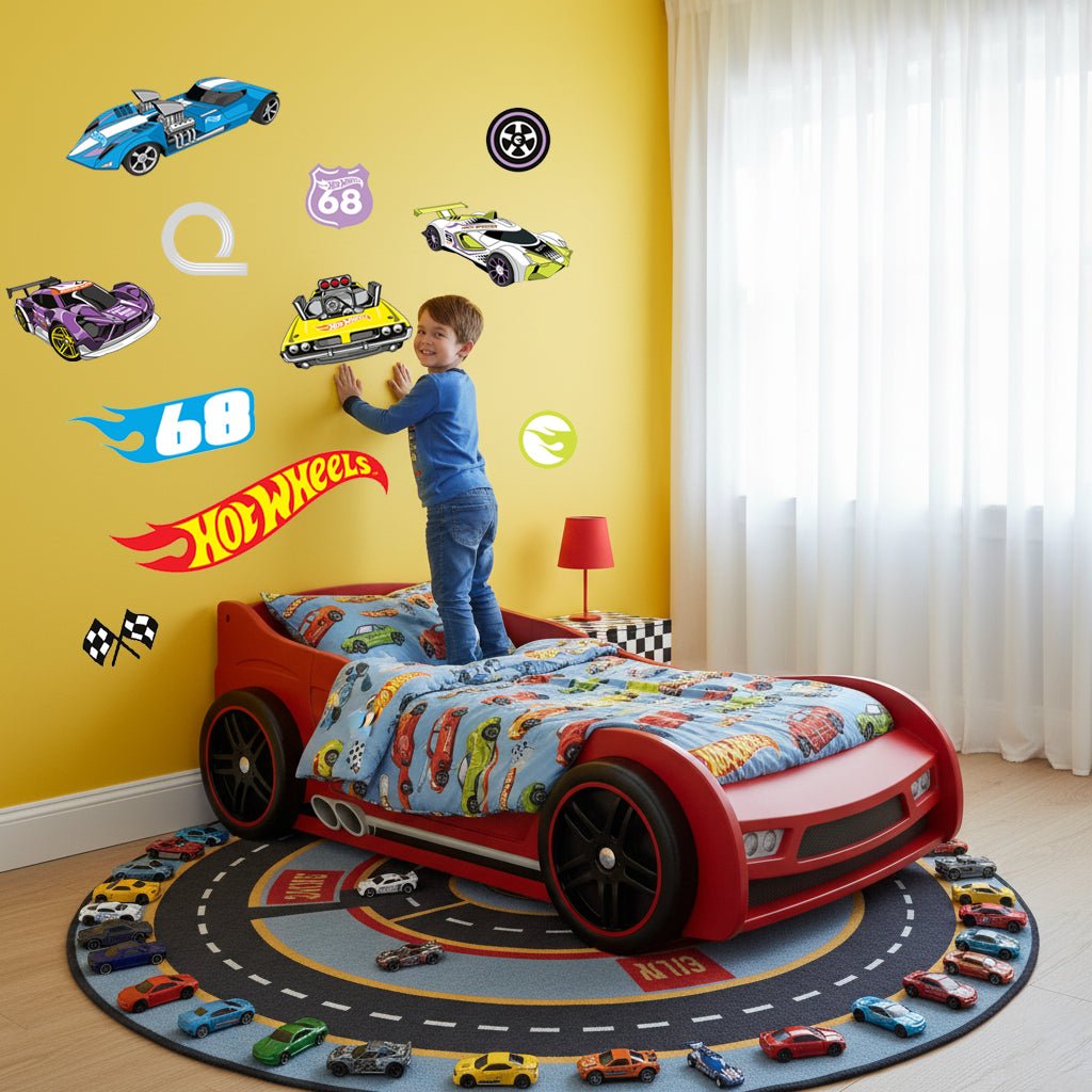 Hot Wheels: Ultimate Racers Wall Car Sticker Decal Pack wall - art - picture - poster