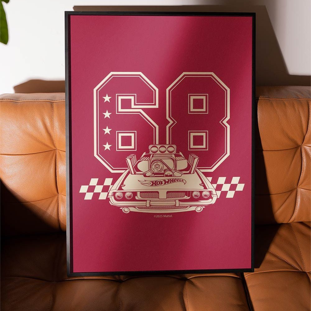 Hot Wheels Varsity Club Poster Vintage wall - art - picture - poster