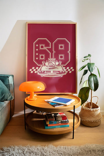 Hot Wheels Varsity Club Poster Vintage wall - art - picture - poster