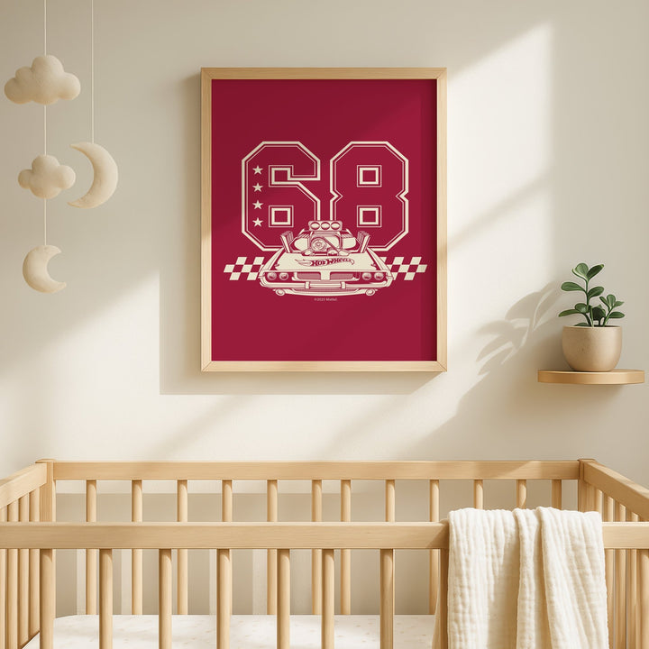 Hot Wheels Varsity Club Poster Vintage wall - art - picture - poster