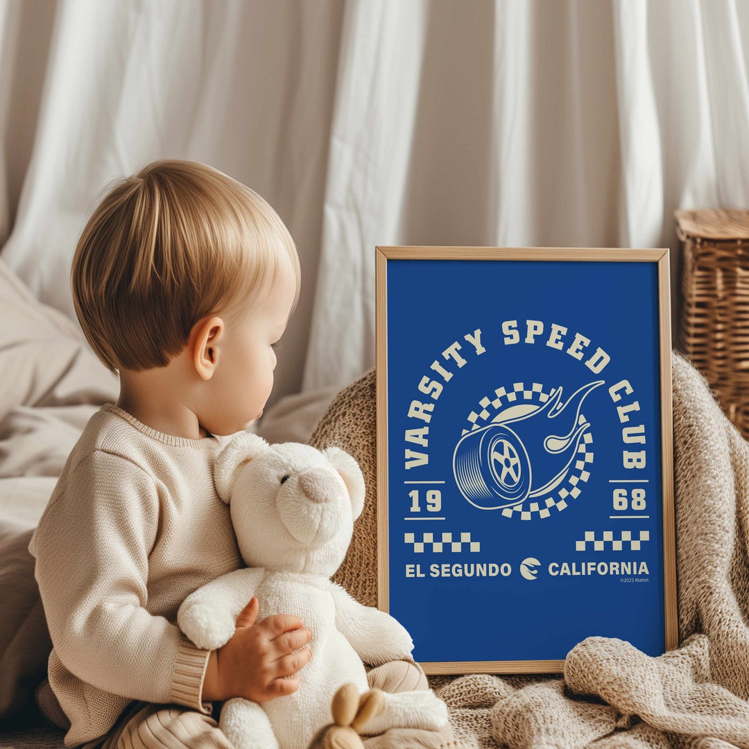 Hot Wheels Varsity Speed Club 1968 Print wall - art - picture - poster