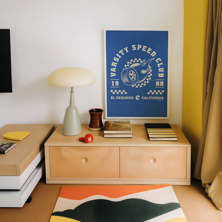 Hot Wheels Varsity Speed Club 1968 Print wall - art - picture - poster