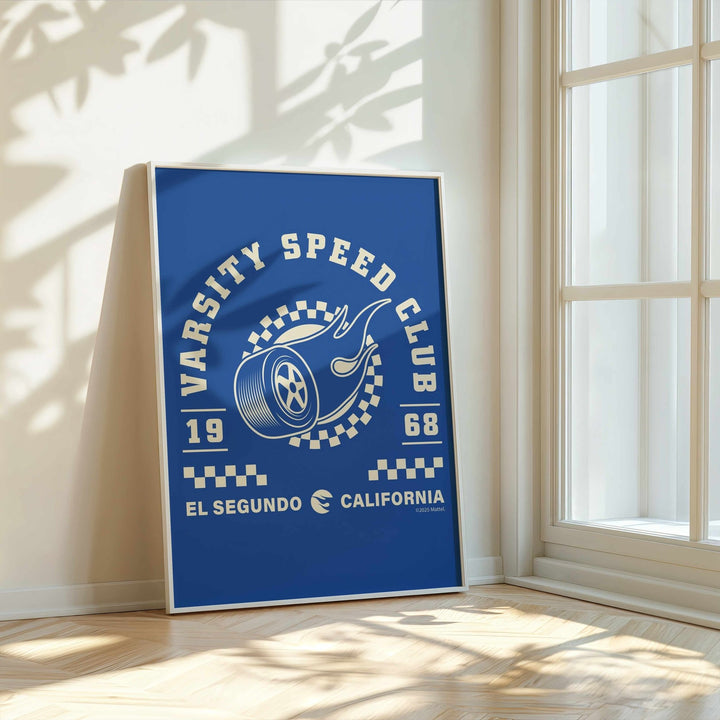 Hot Wheels Varsity Speed Club 1968 Print wall - art - picture - poster