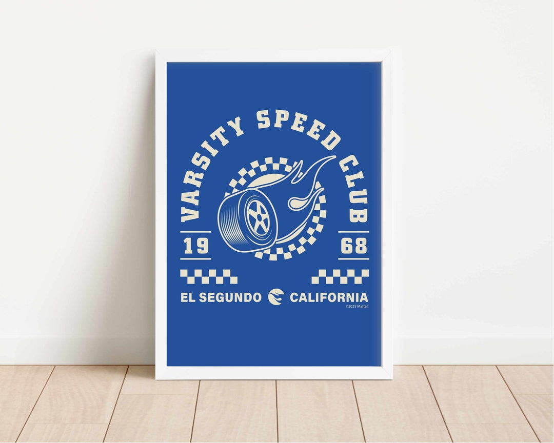 Hot Wheels Varsity Speed Club 1968 Print wall - art - picture - poster