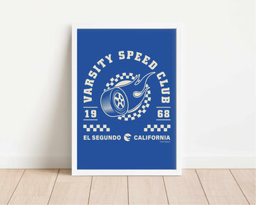 Hot Wheels Varsity Speed Club 1968 Print wall - art - picture - poster