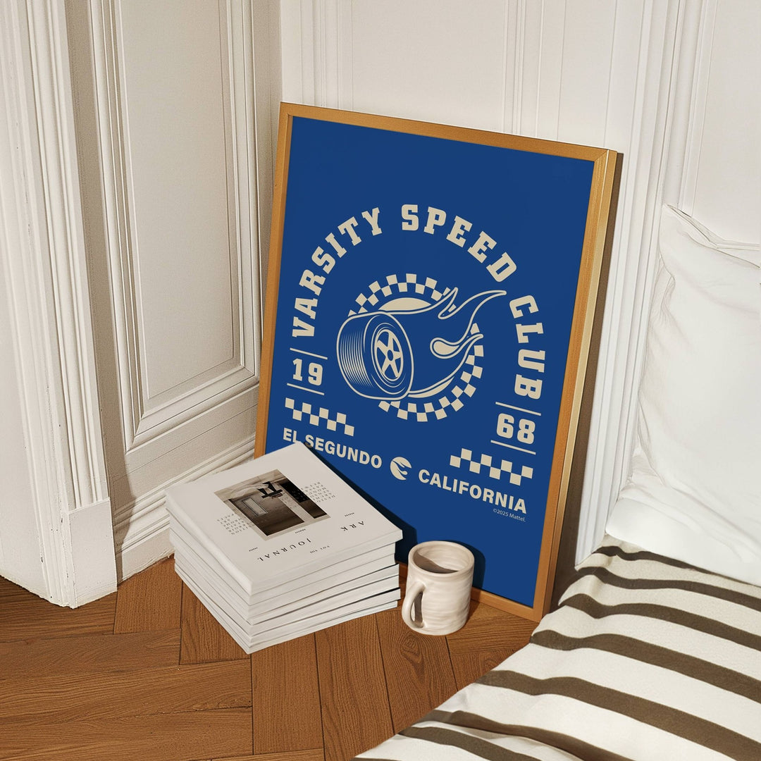 Hot Wheels Varsity Speed Club 1968 Print wall - art - picture - poster