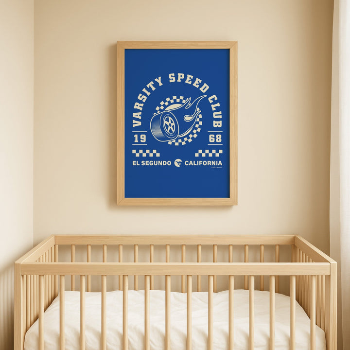 Hot Wheels Varsity Speed Club 1968 Print wall - art - picture - poster