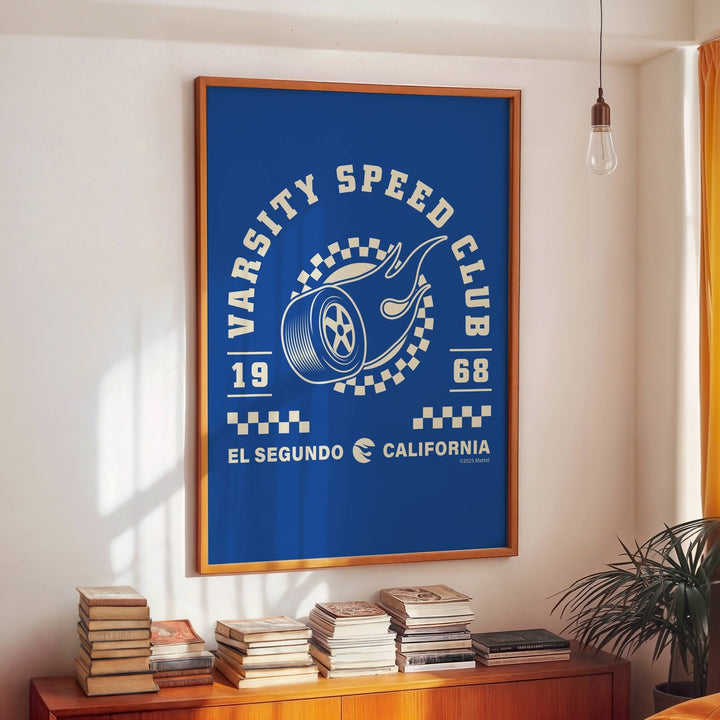 Hot Wheels Varsity Speed Club 1968 Print wall - art - picture - poster