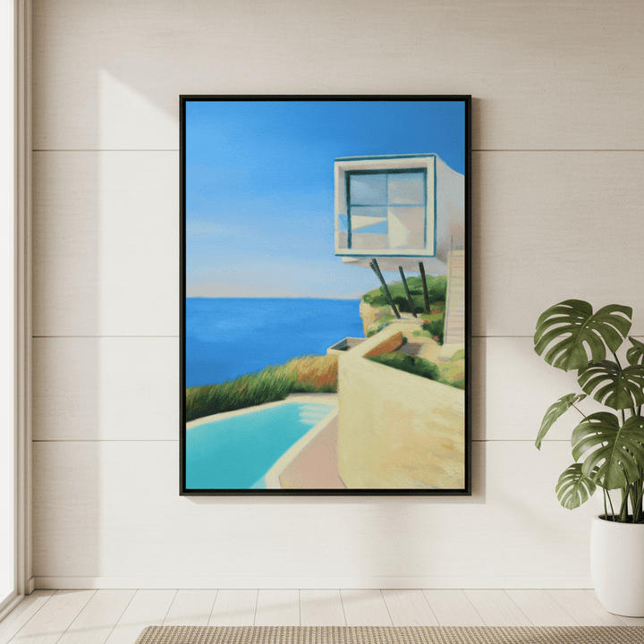 House on the Coast by Ieva Baklane wall - art - picture - poster